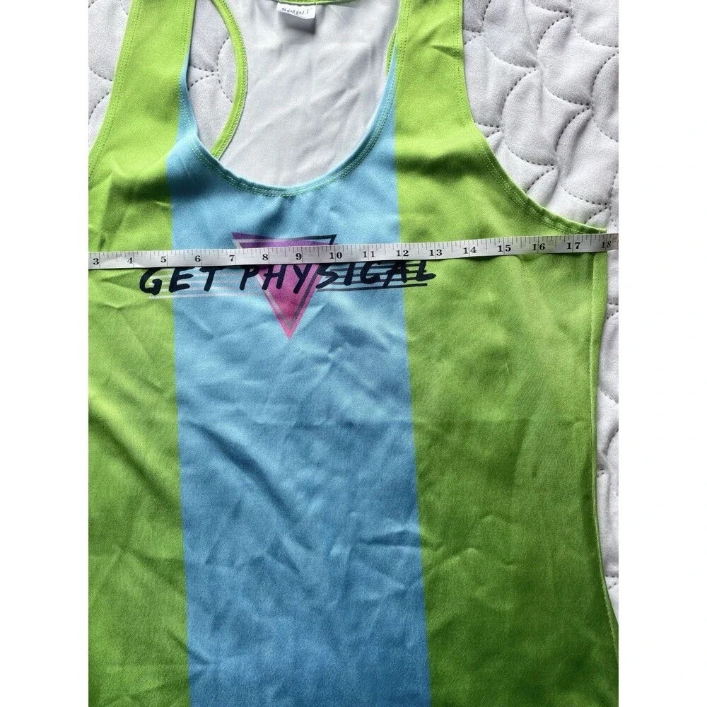 Spirit Halloween Adult 80s Aerobics Workout Leotard Costume Men S/m - Picture 5 of 7